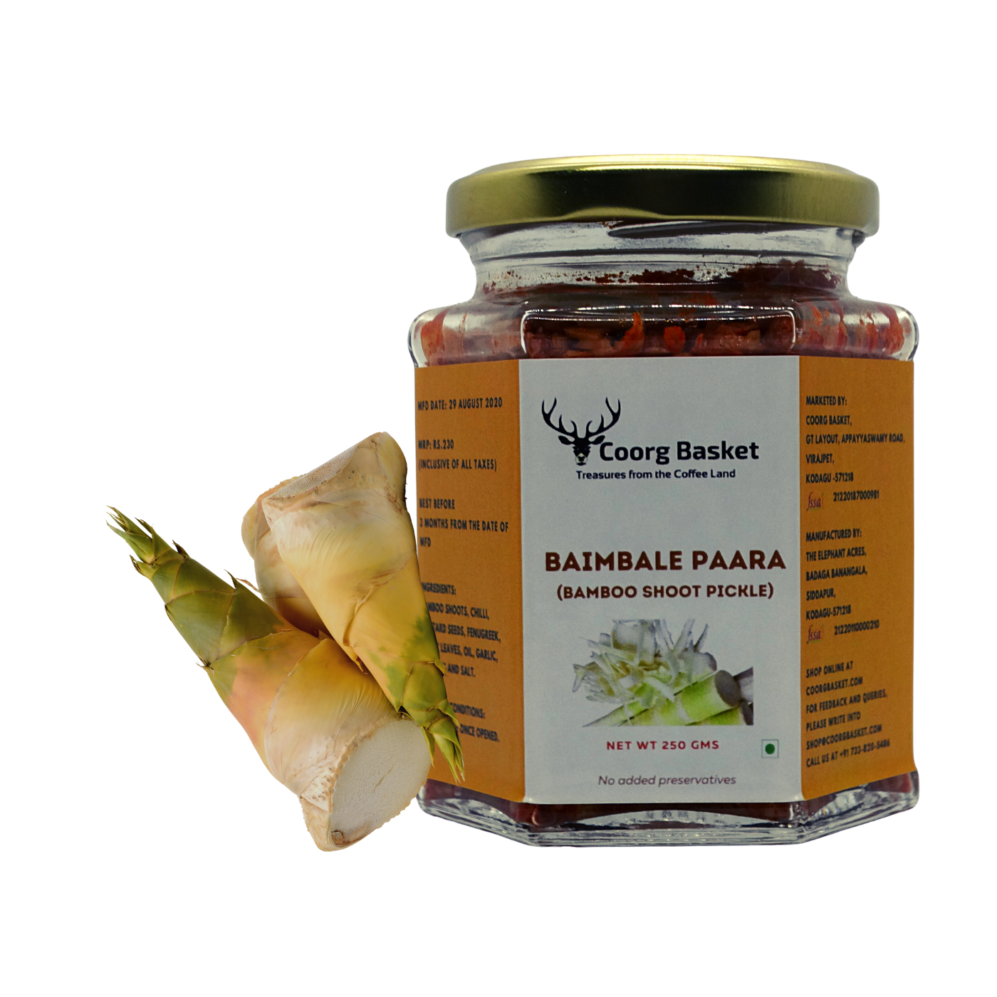 Bamboo Shoot Pickle (Baimbale Paara)