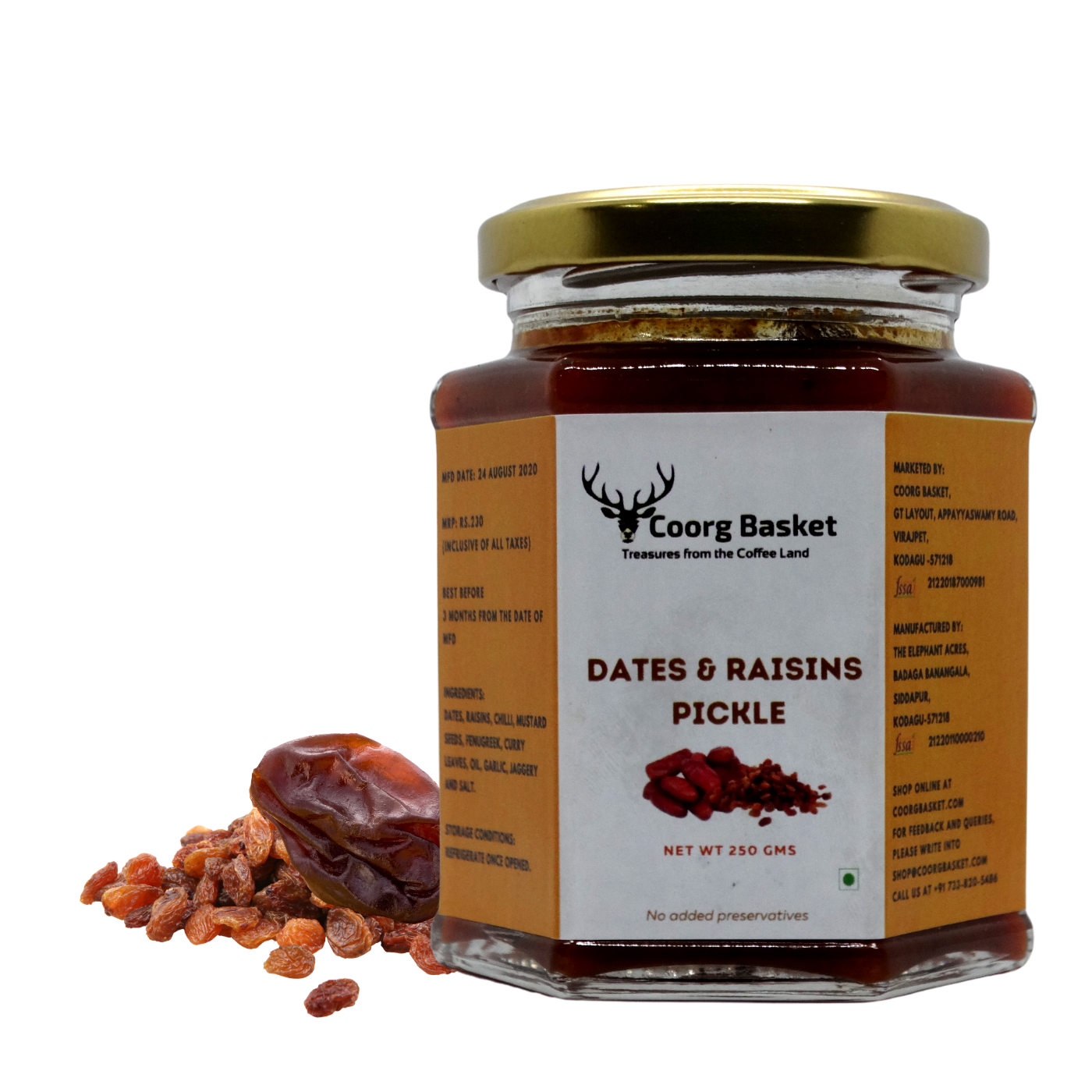 Dates & Raisins Pickle