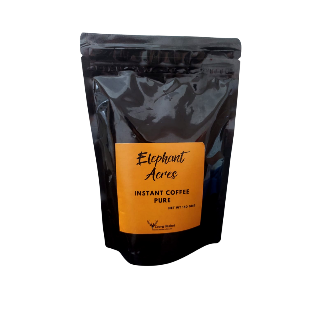 Elephant Acres Instant Coffee Pure